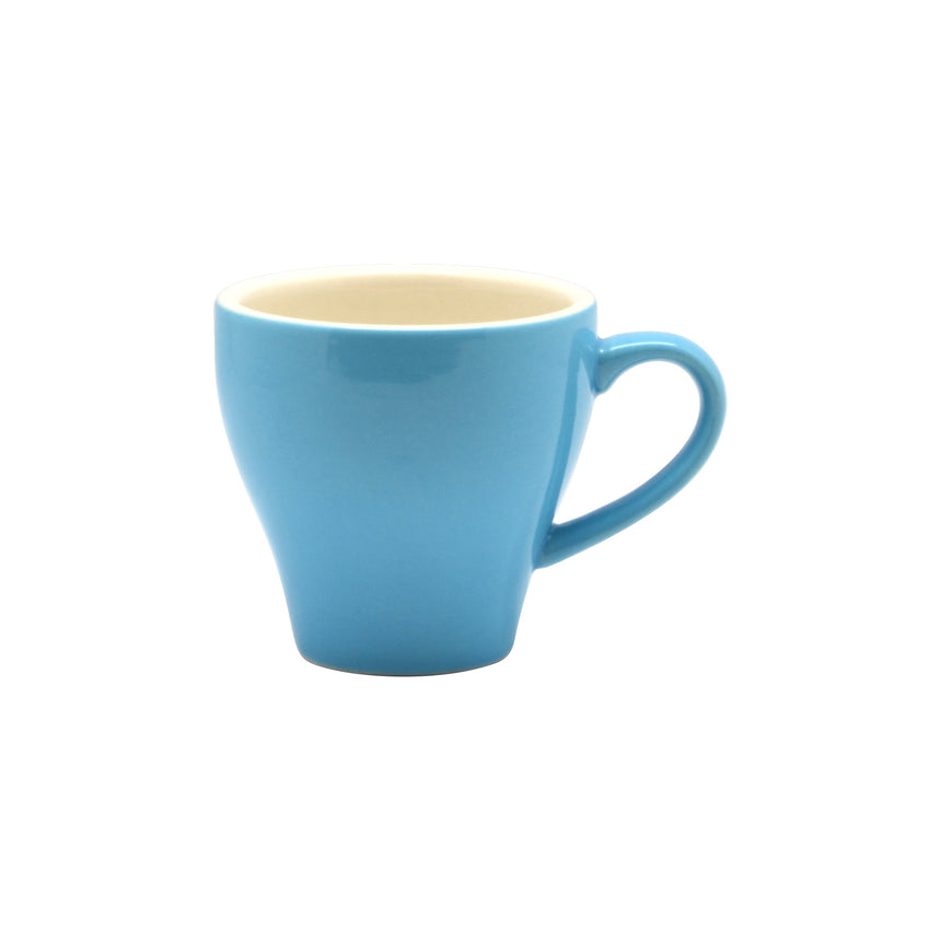 Rockingham Sky Blue Long Black Tulip Cup 180ml Box of 6