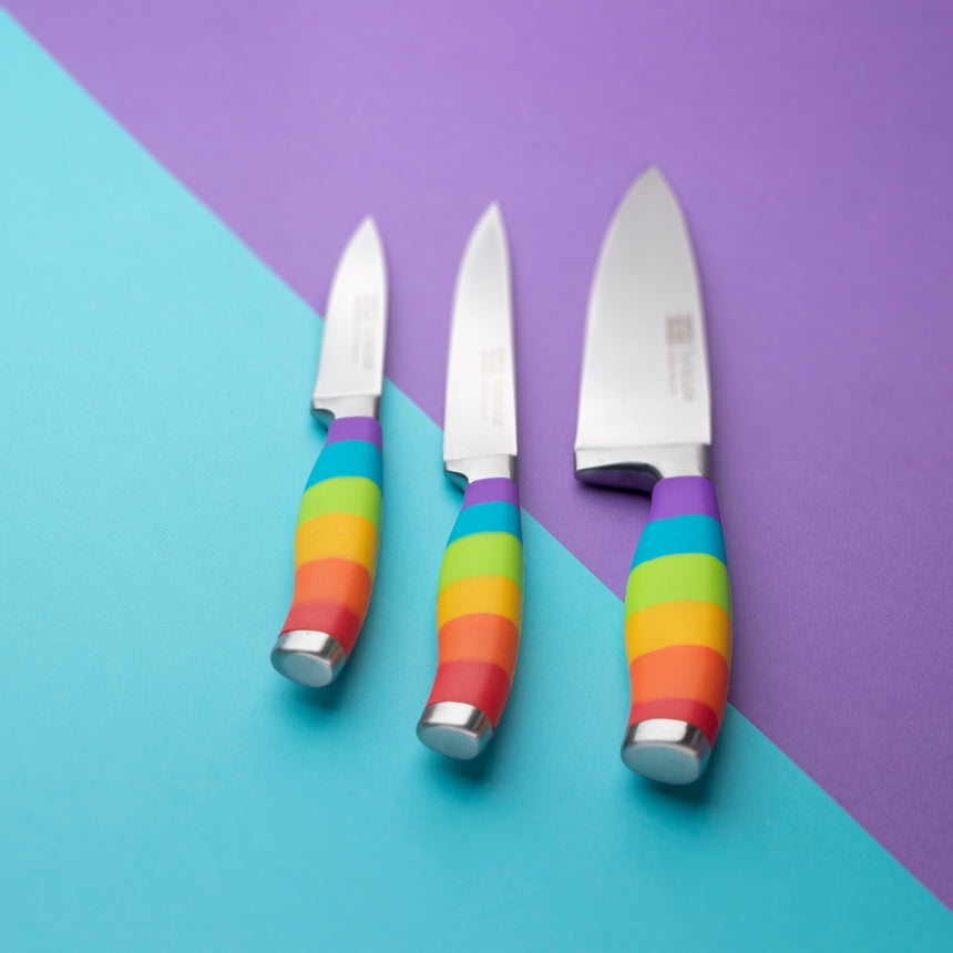 Taylors Rainbow 3pc Kitchen Knife Starter Set