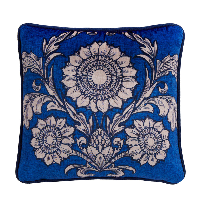 LLB Romilly Blue 43x43cm Cushion Cover