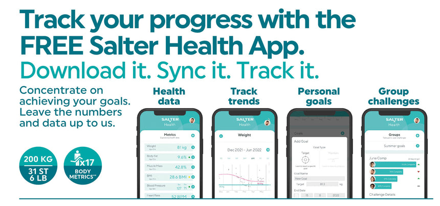 Salter Smart Bluetooth Personal Scale SA00432