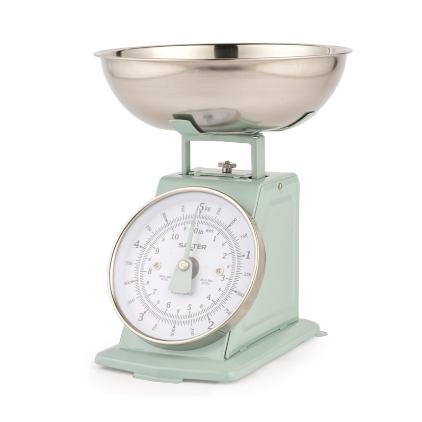 Salter Timeless Mechanical Kitchen Scale Sage SA00562S