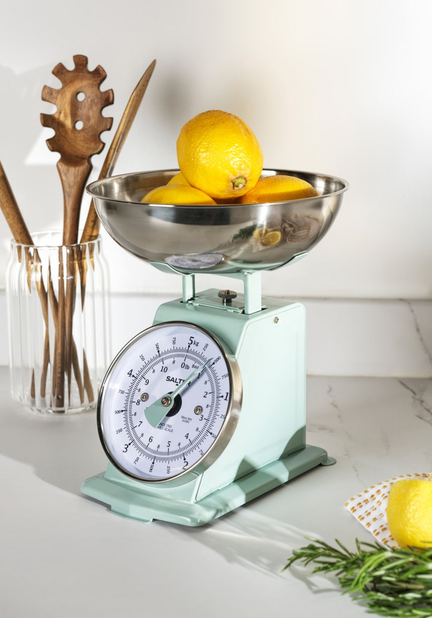Salter Timeless Mechanical Kitchen Scale Sage SA00562S