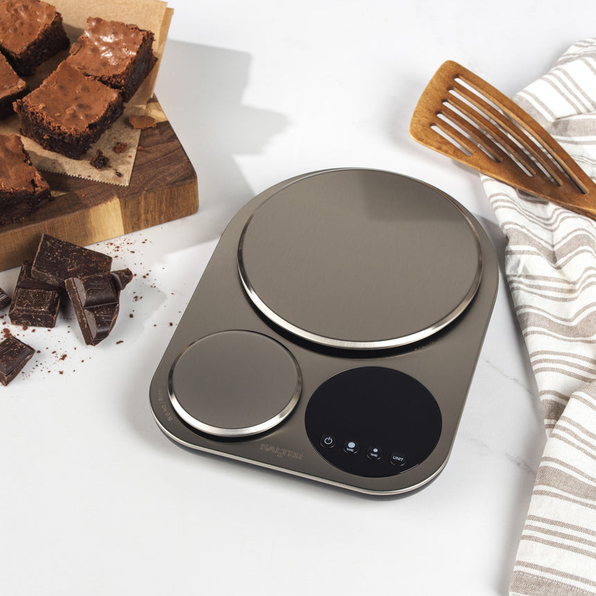 Salter Stainless Steel Dual Platform Electronic Scale