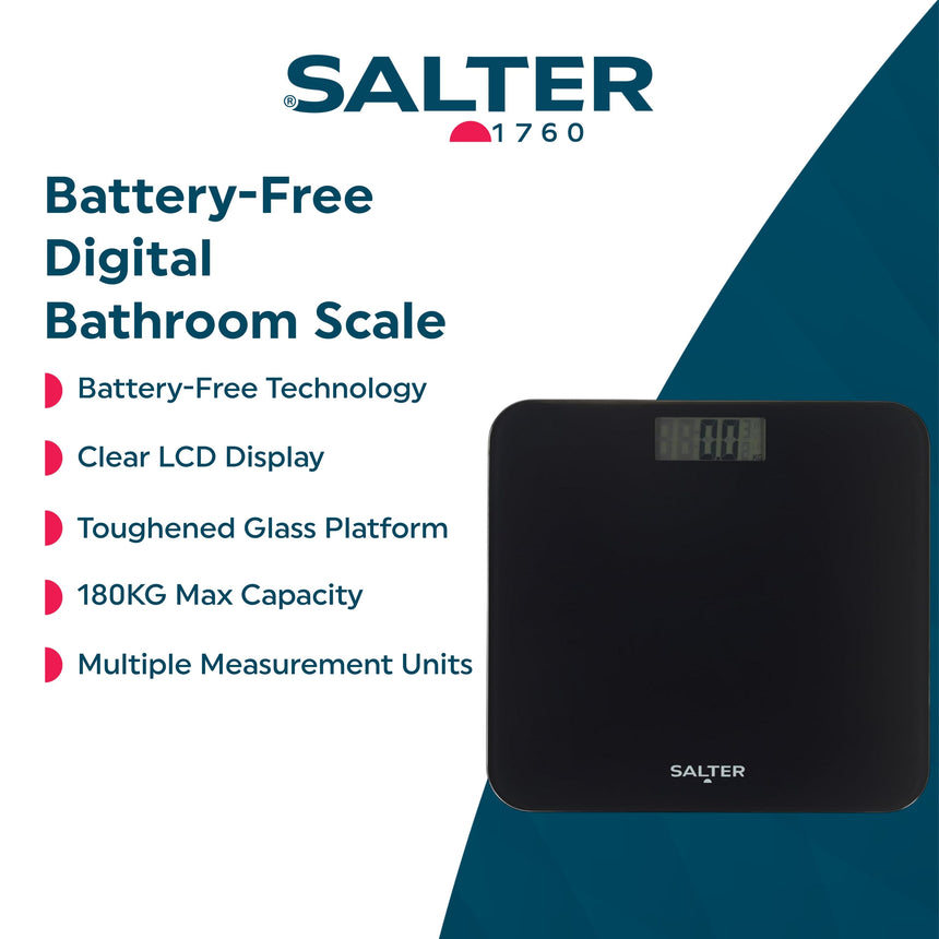 Salter Battery-free Electronic Personal Scale SA00703B