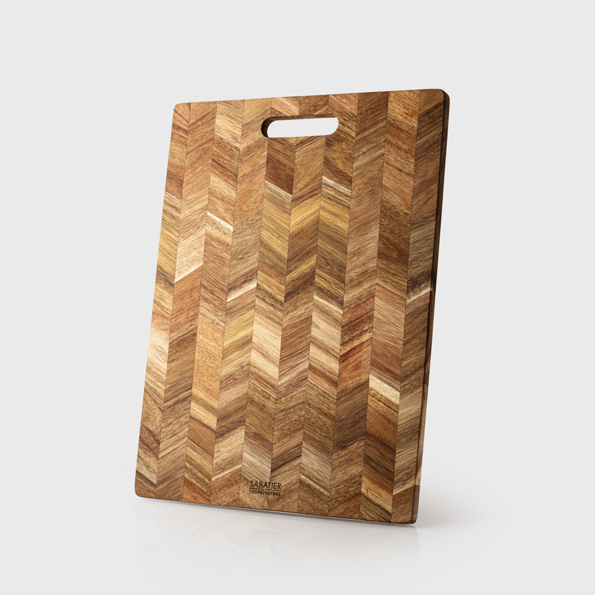 Sabatier Professional Herringbone Acacia Large Cutting Board