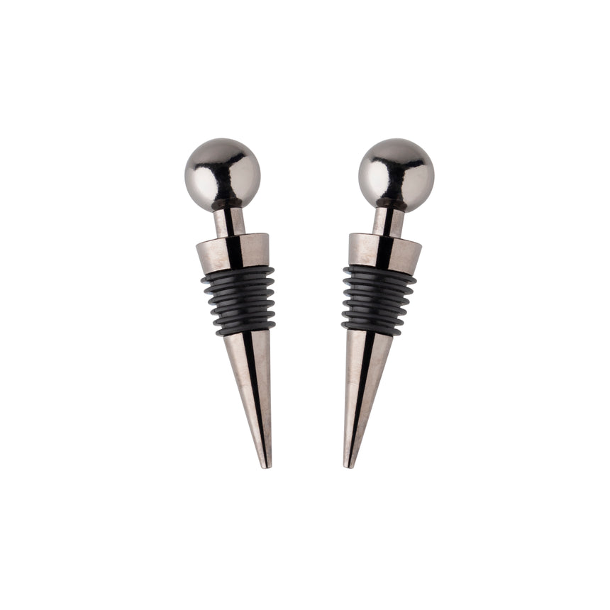 Taylors Ball Bottle Stoppers Metallic Black