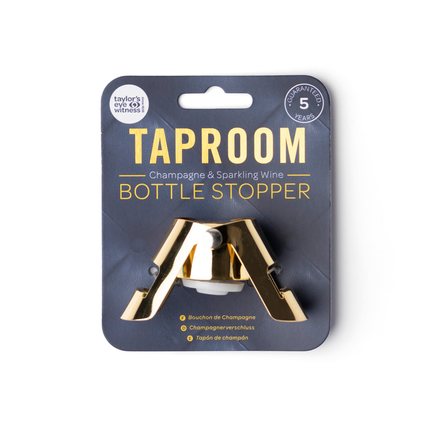 Taylors Taproom Champagne Stopper Gold