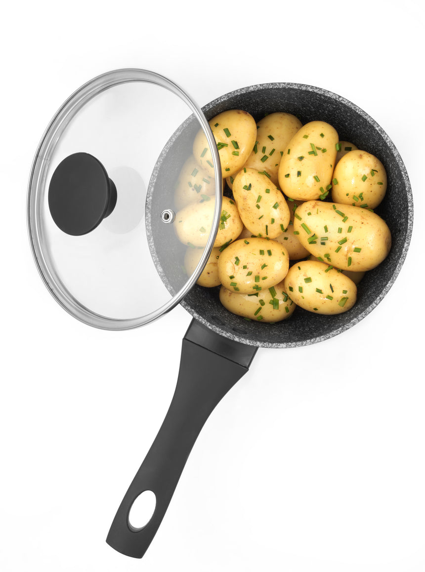 Salter Megastone 3 Piece Saucepan Set