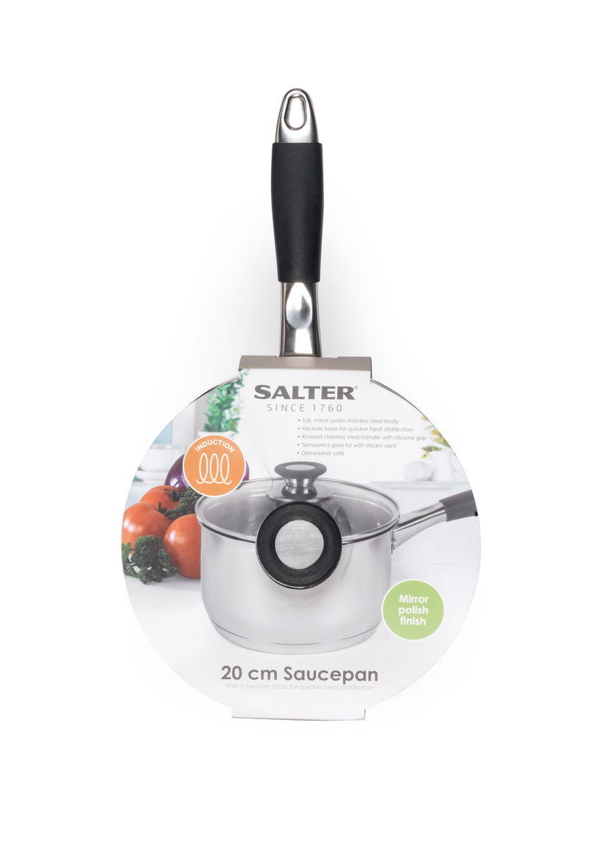 Salter Stainless Steel Saucepan 20cm