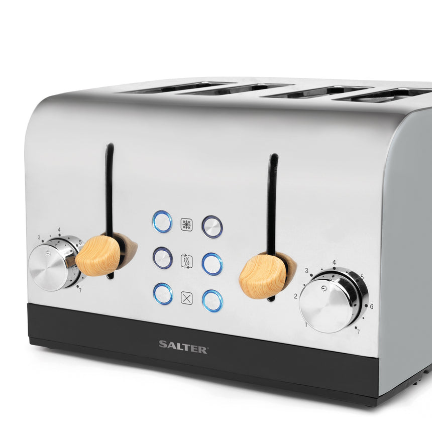 Salter Skandi 4-Slice Toaster Grey