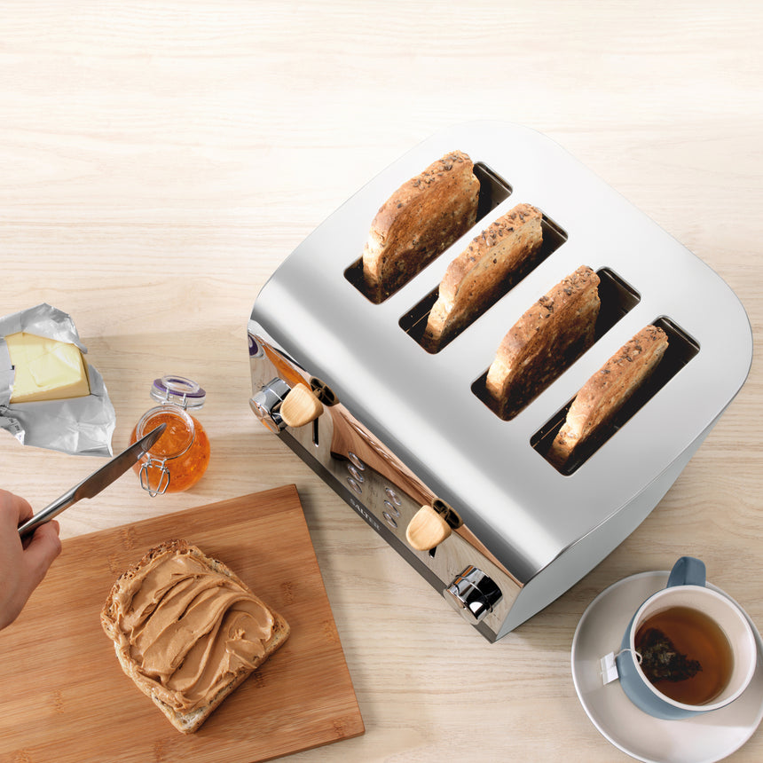 Salter Skandi 4-Slice Toaster Grey