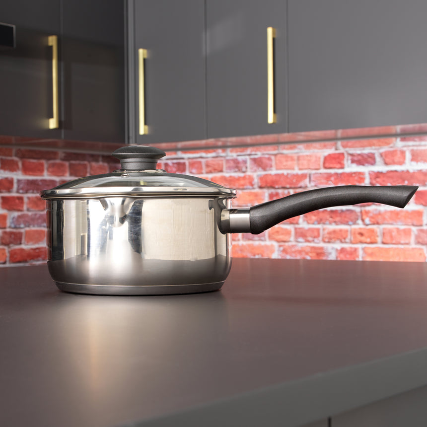 Russell Hobbs Stainless Steel Easy Strain 5pc Pan Set