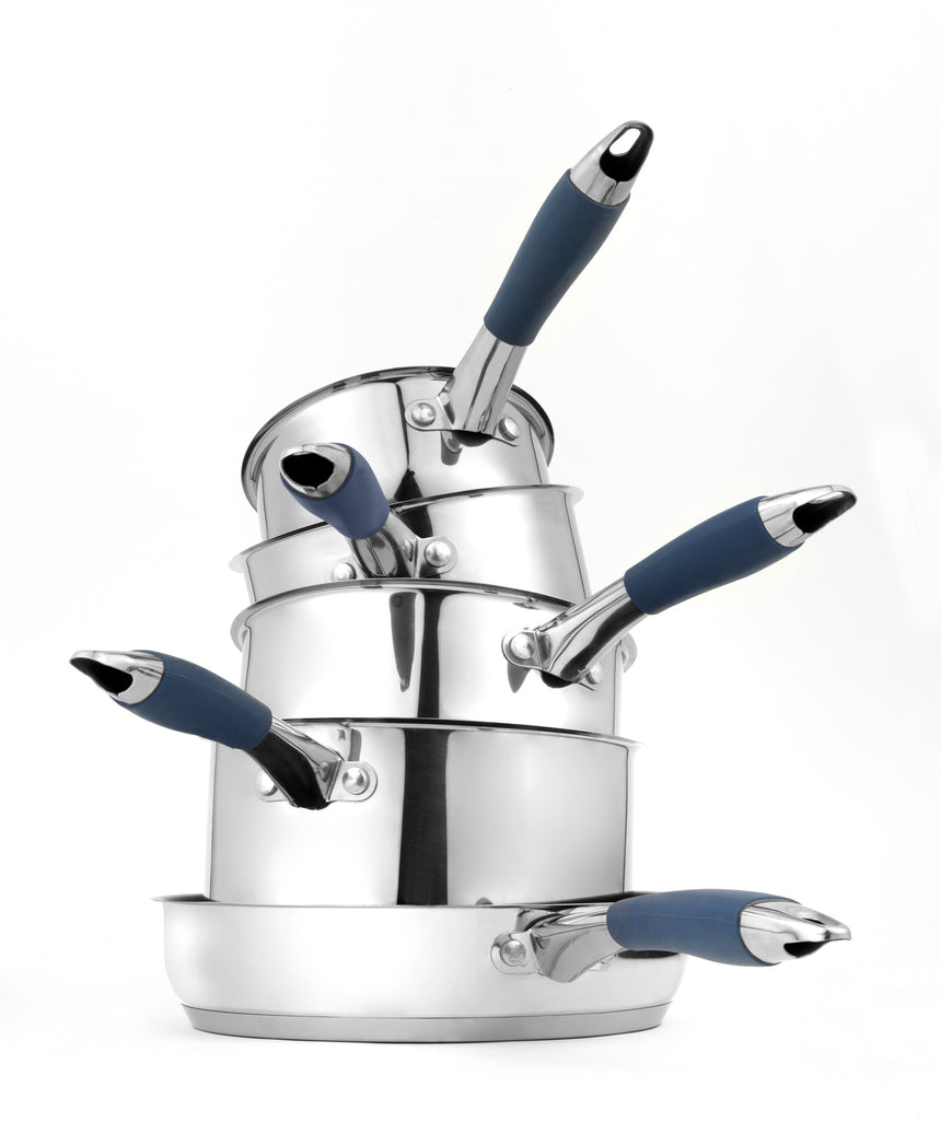 Russell Hobbs Stainless Steel Opulence 5pc Pan Set