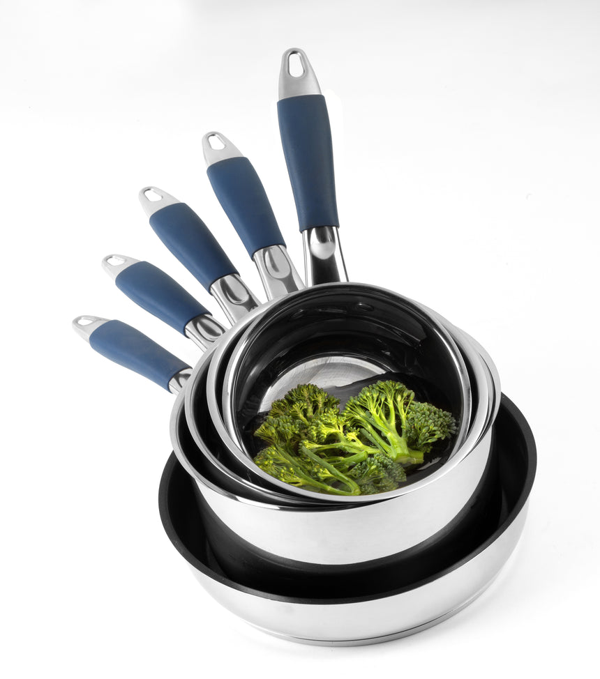 Russell Hobbs Stainless Steel Opulence 5pc Pan Set