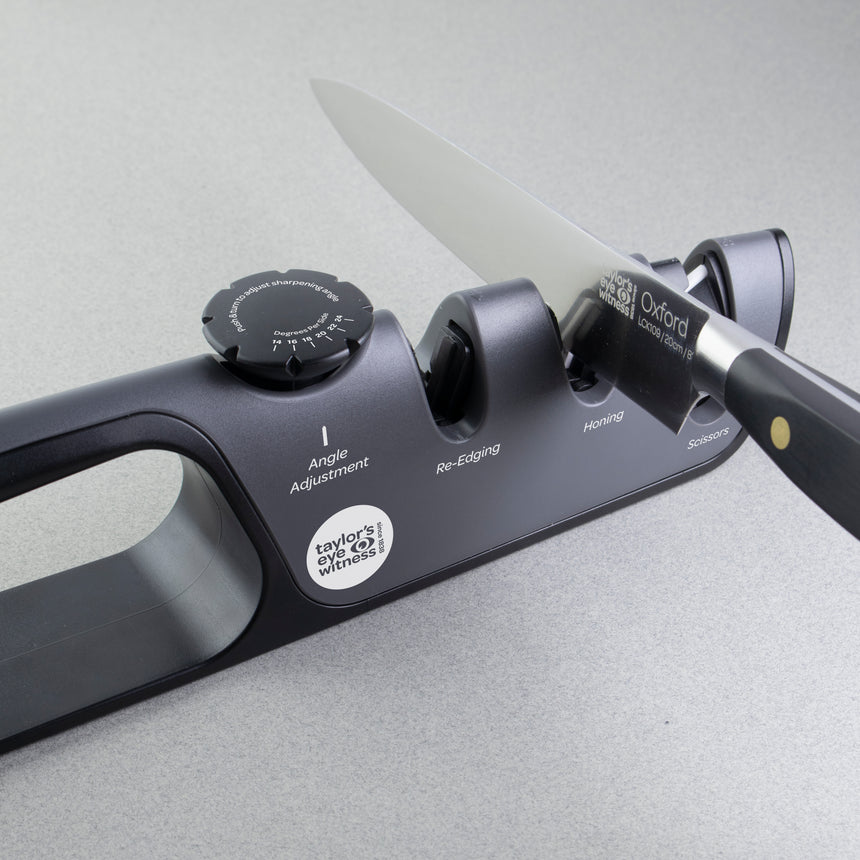 Taylors SureSharp Variable Angle Knife & Scissor Sharpener