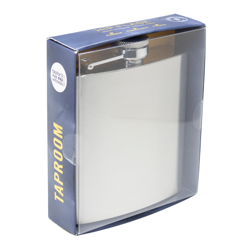 Taylors Stainless Steel Hip Flask 170ml / 6oz.