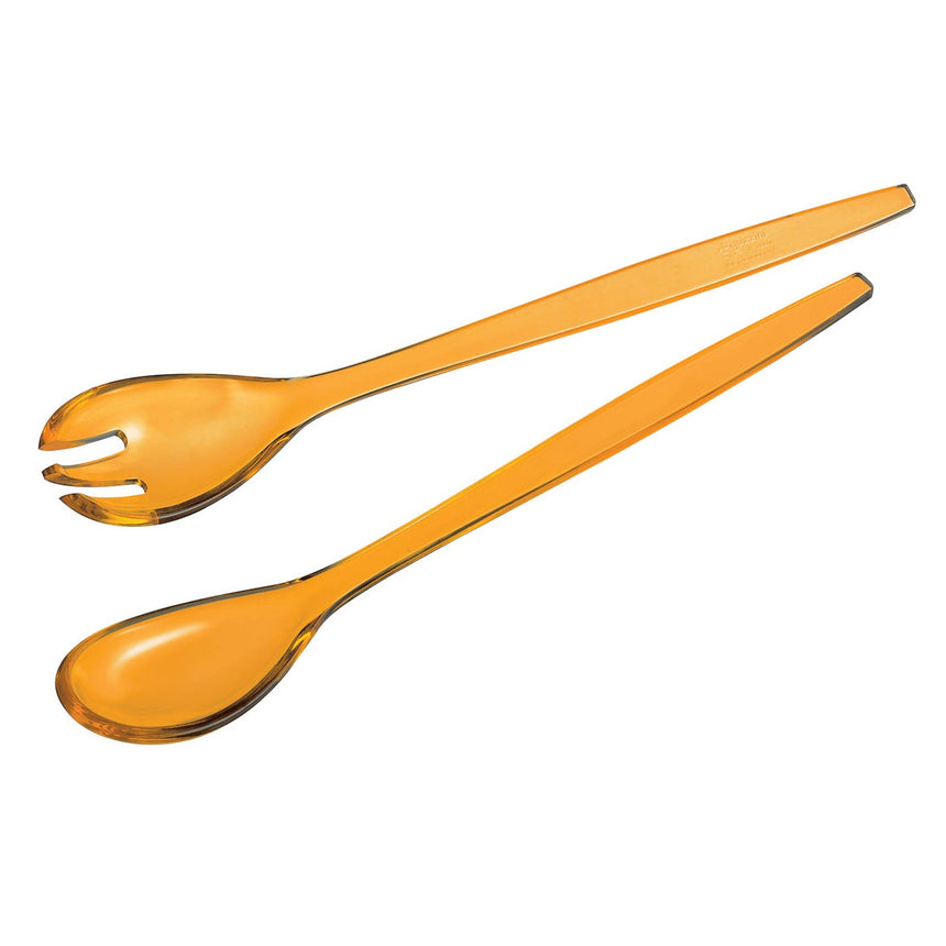 Guzzini Happy Hour Salad Servers Orange 28cm
