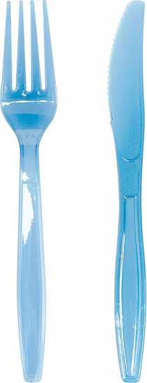 Duni Cutlery Packs - BBQ Blue Line - 20PK