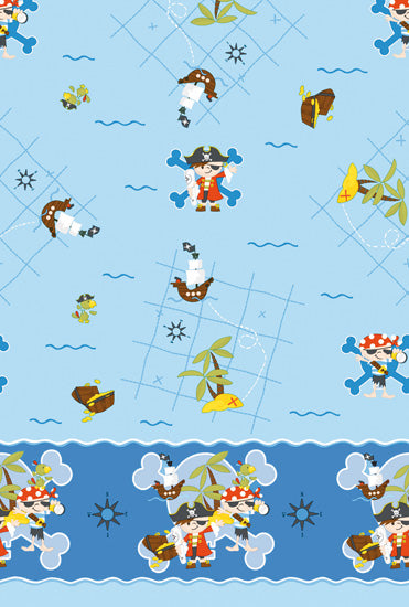 Duni Tablecover Plastic 118 X 180 Captain Jack