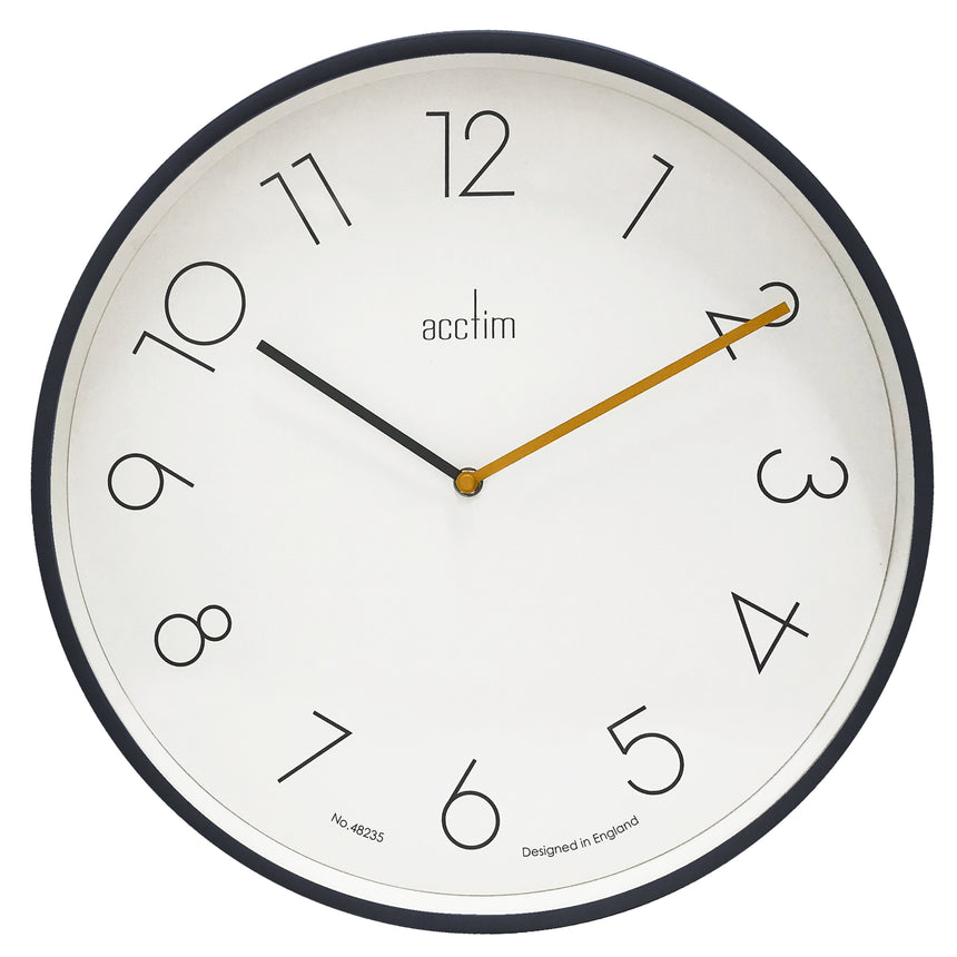 Acctim Kista 40cm wall clock in Volcano