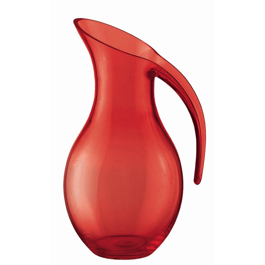 Guzzini Happy Hour Blown Jug Red