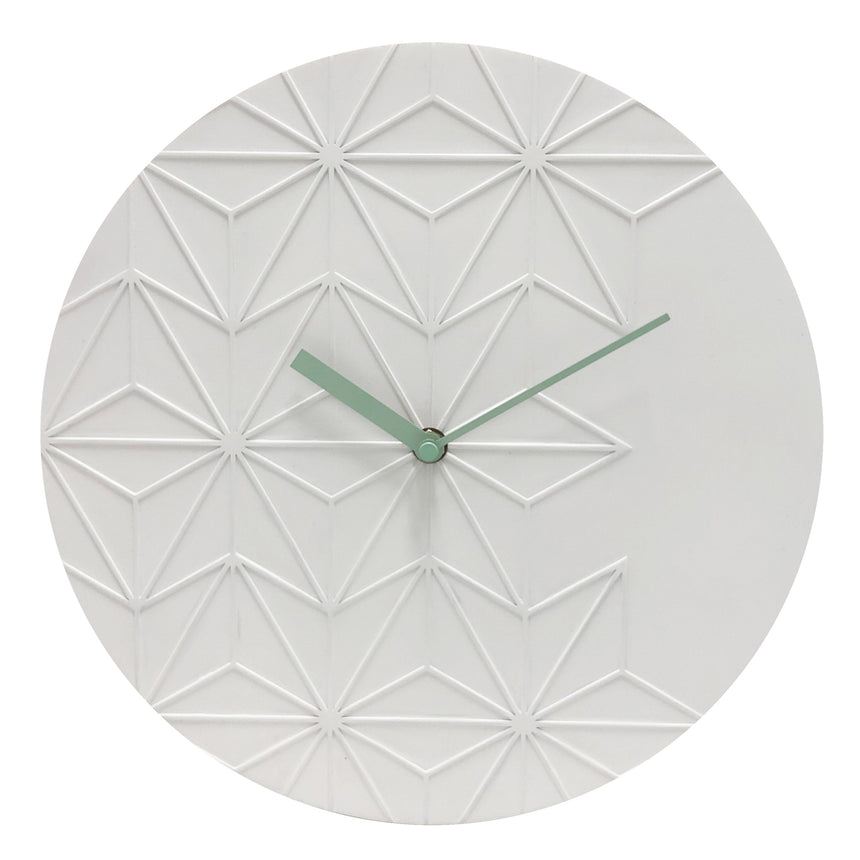 Acctim Chloe 30cm resin wall clock in White