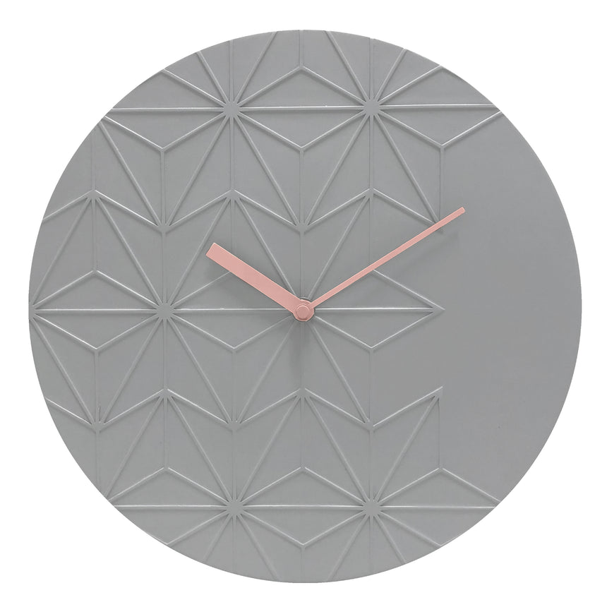 Acctim Chloe 30cm resin wall clock in Grey