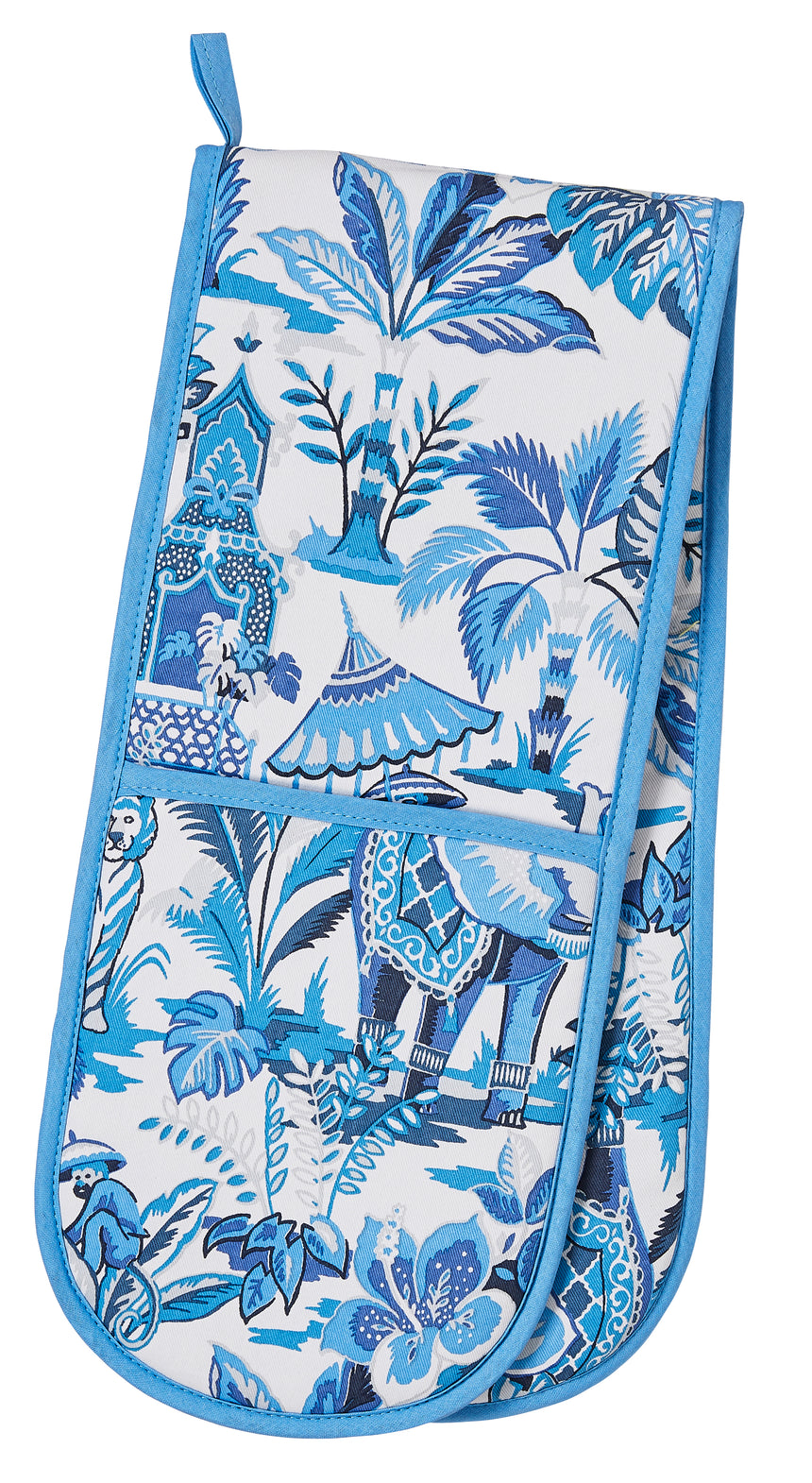 Ulster Weavers India Blue Double Oven Glove