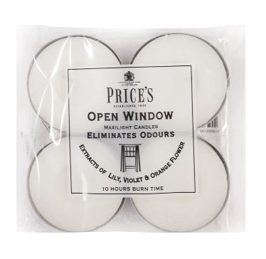 Prices Open Window Fresh Air Maxi Tealight 4pk