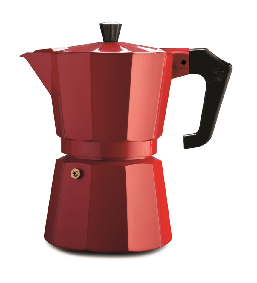 Pezzetti Red Italexpress Aluminium Coffee Maker 6C