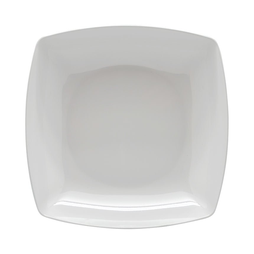Jab White Square Shallow Bowl 23x23cm