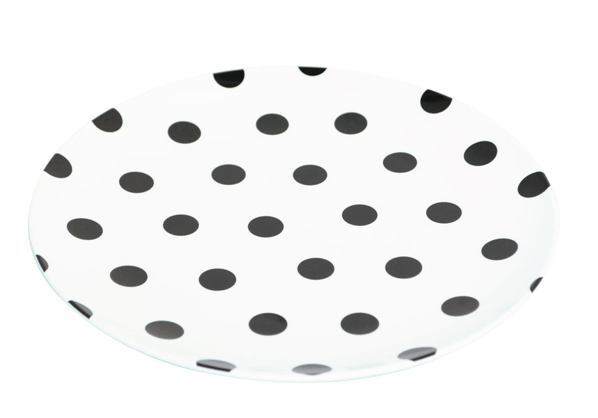 Jab Black Dots Coupe Plate 25cm