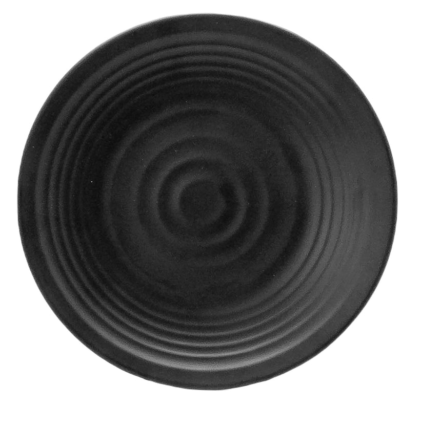 JAB Matte Black Organic Round Plate 20cm