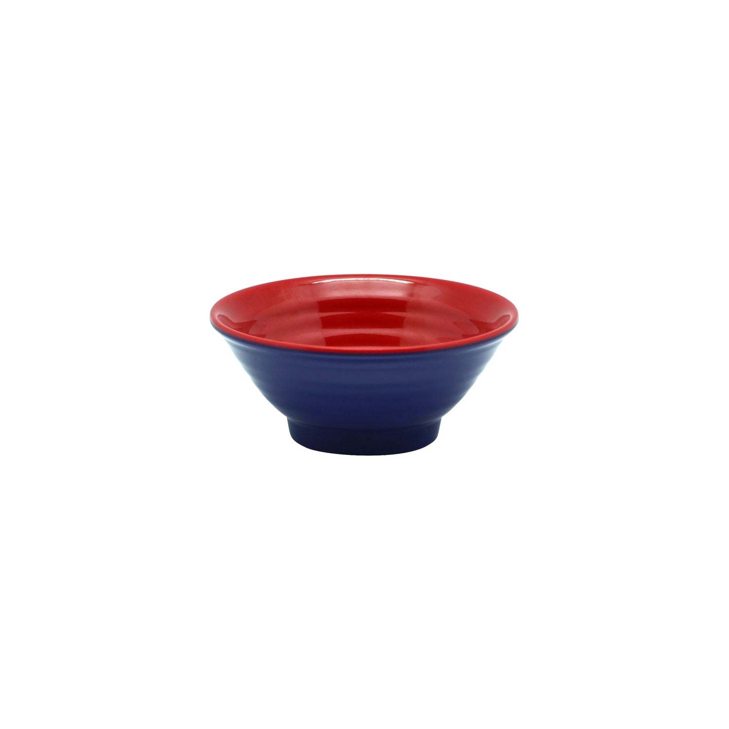 Jab Mini Ripple Dip Dish Red & Navy 9cm