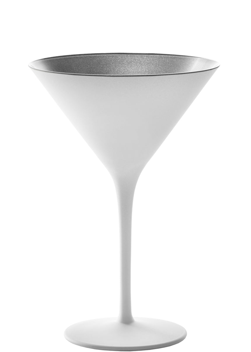 Stolzle Olympic Matt-Wht Silver Cocktail Glass 240ml Bx of 6