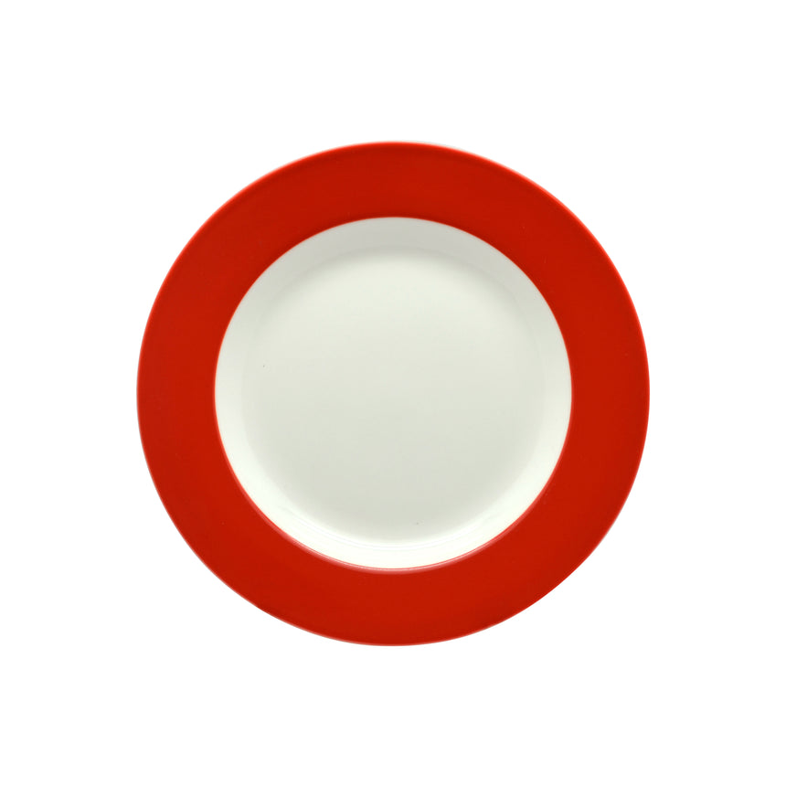 Rockingham New Bone Red Plate 20cm