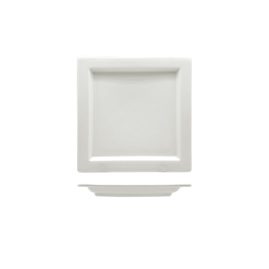 Leela Baralee Neo Square Platter With Small Rim 16x16cm