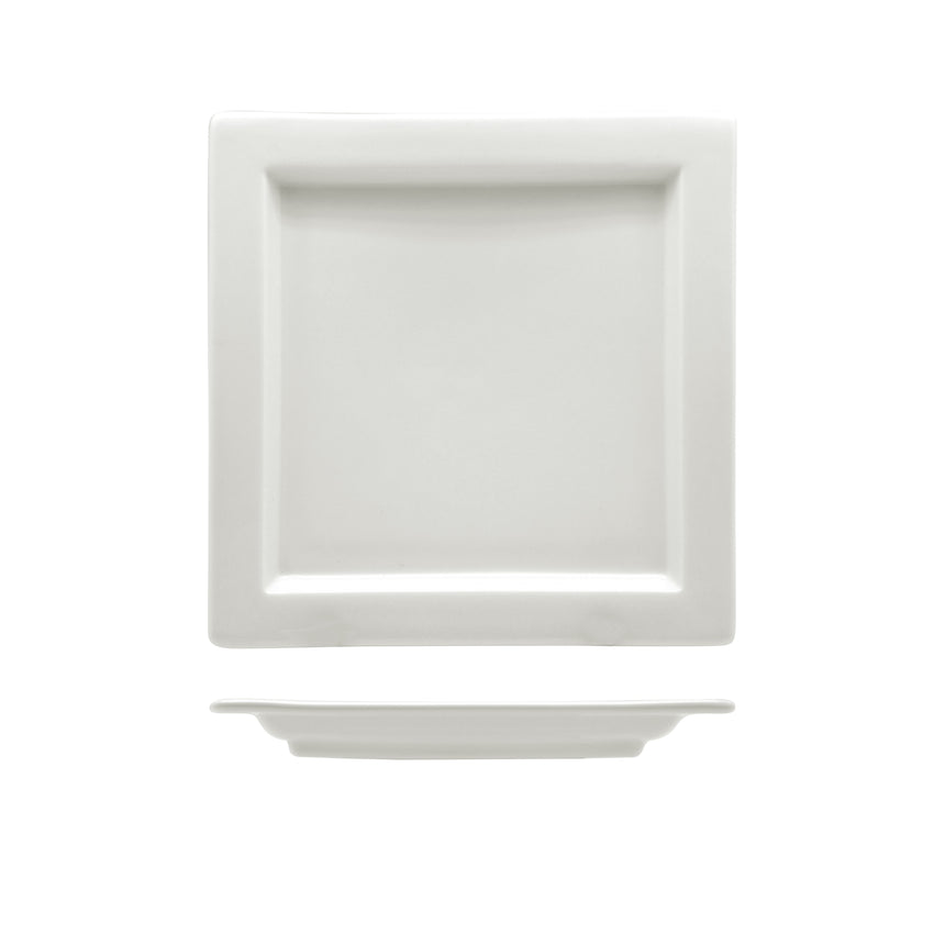 Leela Baralee Neo Square Platter With Small Rim 21x21cm