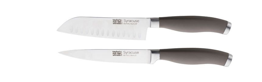 Taylors Syracuse Grey 2pc Small Kitchen Knife Set