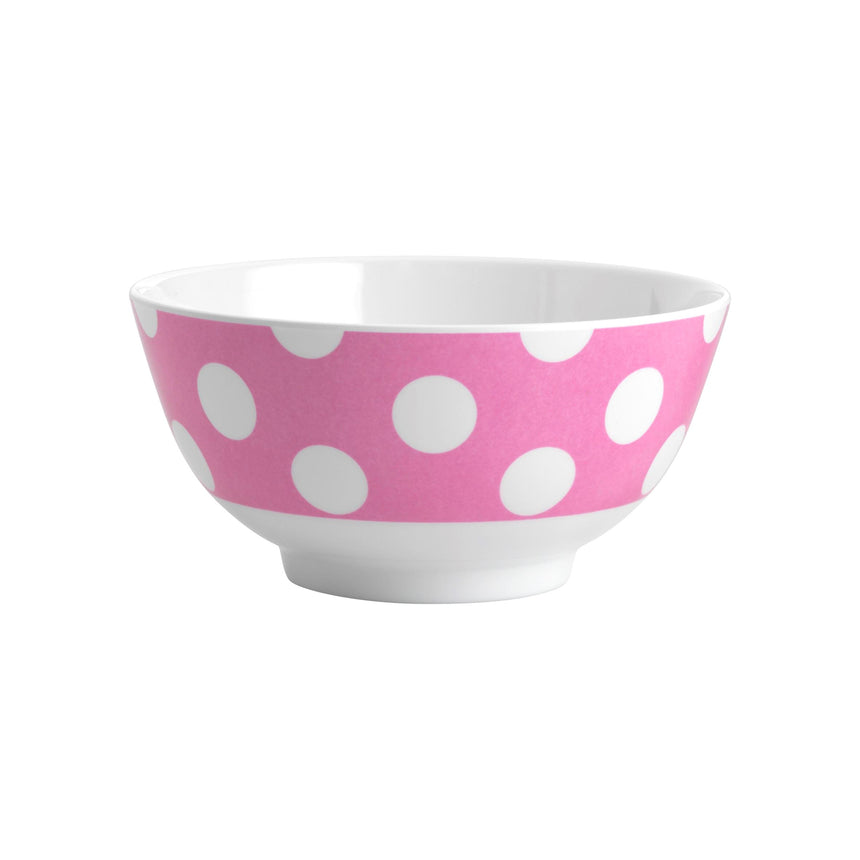 Jab White Dots on Hot Pink Bowl 15cm
