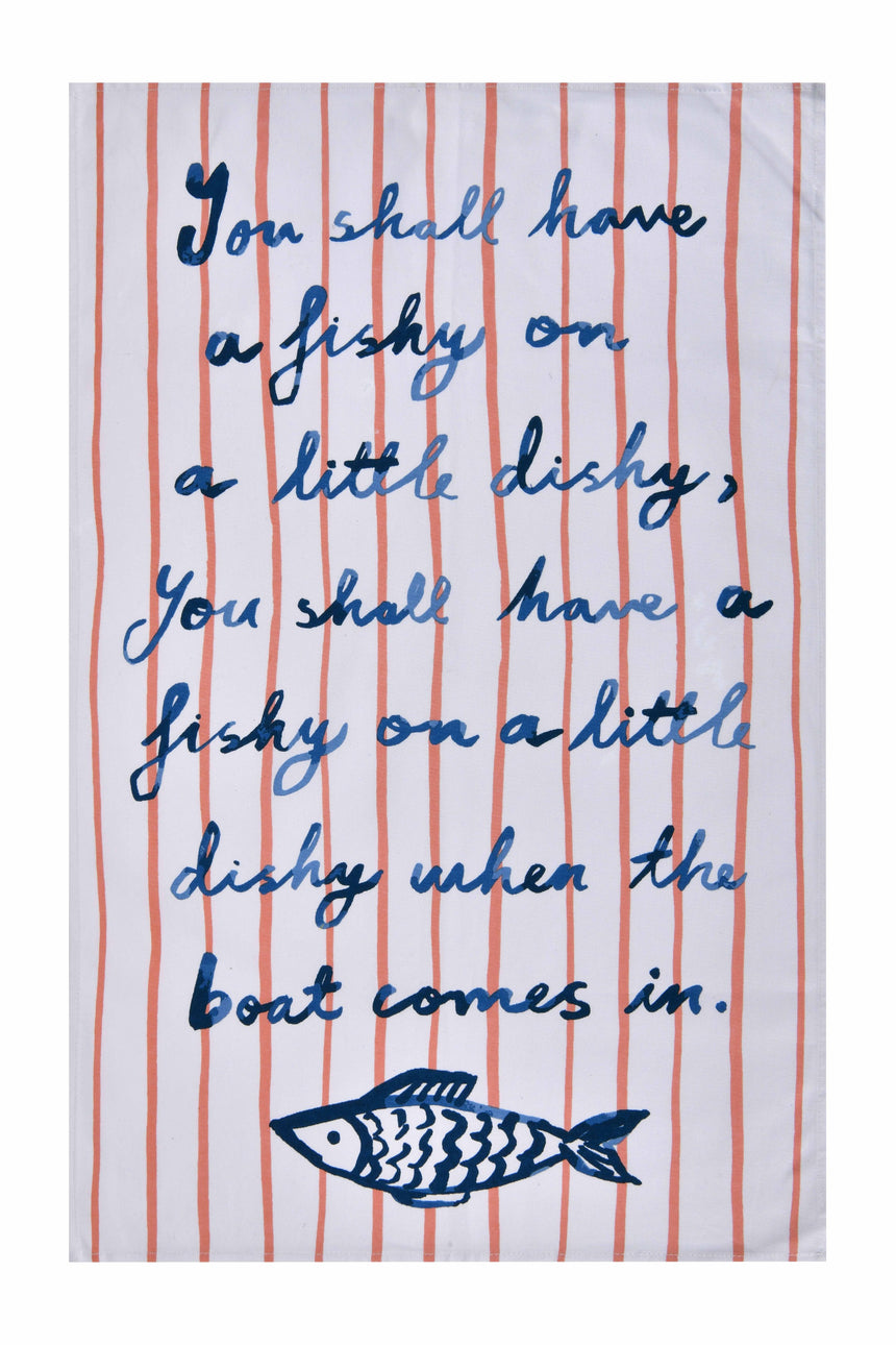 Ulster Weavers Catch of the Day Stripe Cotton Tea Towel