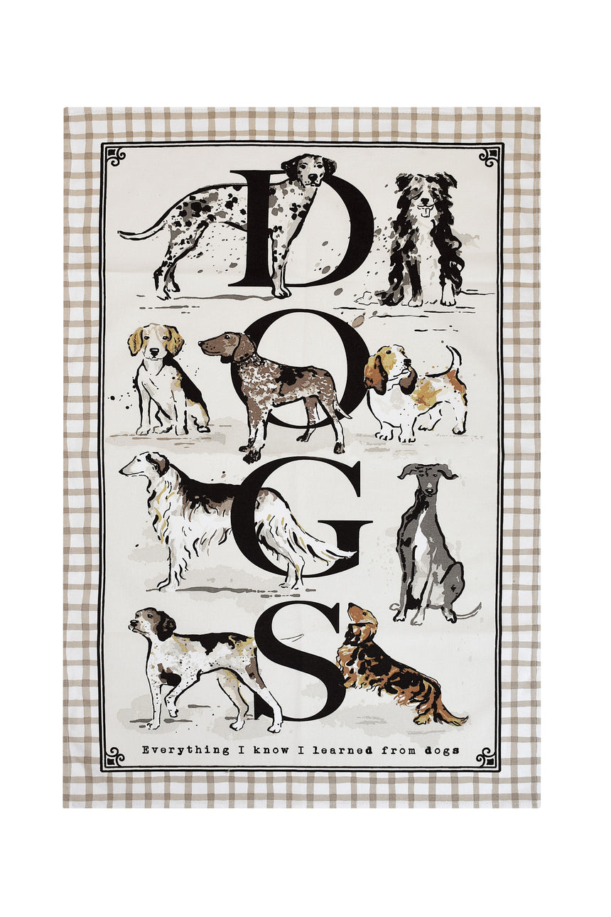 Ulster Weavers Country Dogs Cotton Tea Towel