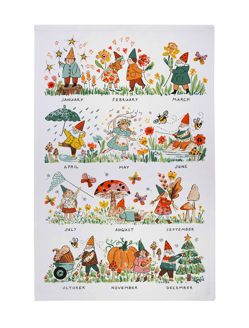 Ulster Weavers Gnome for the Holidays Cotton Tea Towel