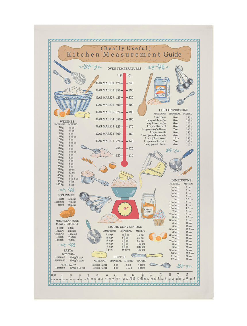 Ulster Weavers Kitchen Measurements Cotton Tea Towel