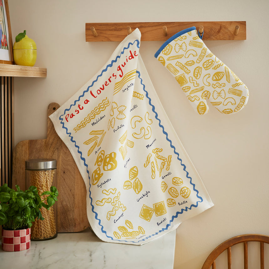Ulster Weavers Pasta Lovers Club 'Guide' Cotton Tea Towel