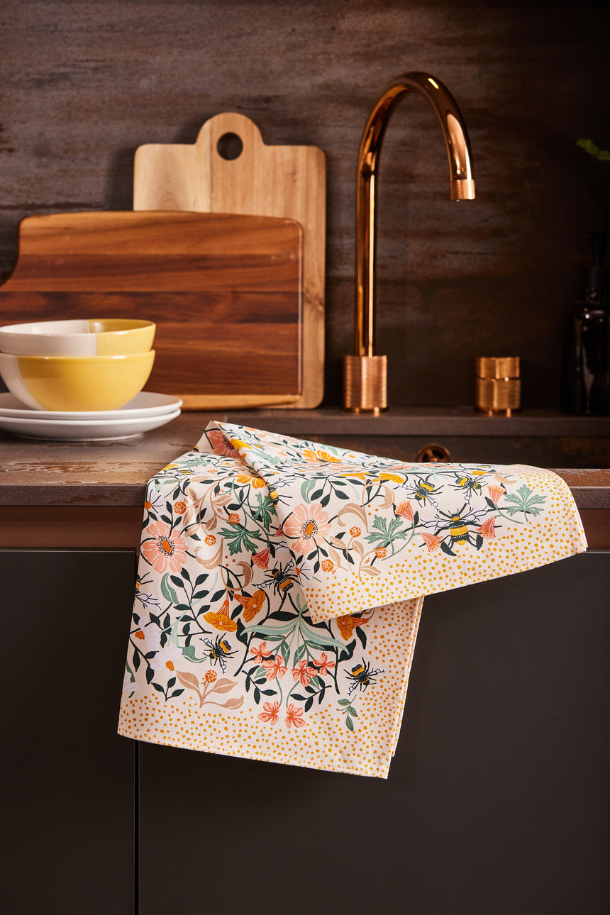 Ulster Weavers Bee Bloom Cotton Tea Towel