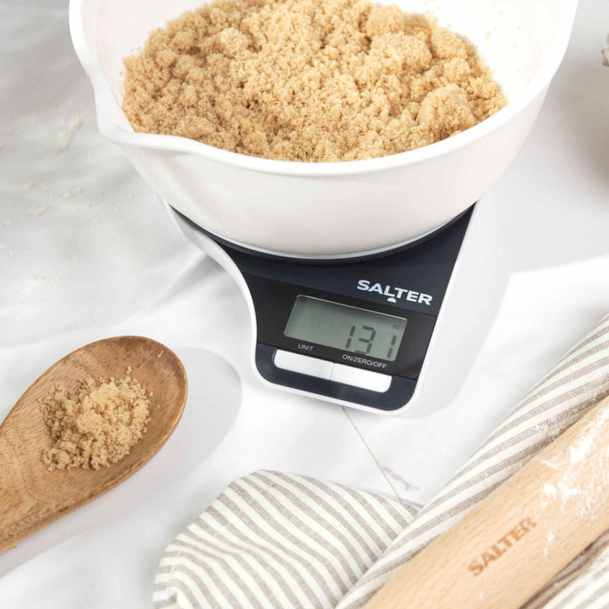 Salter Measuring Jug Electronic Kitchen Scale 1089BKWHDR