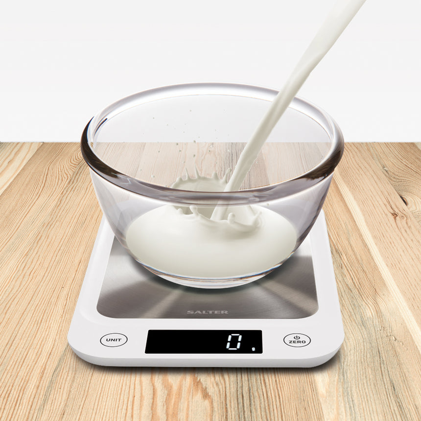 Salter Stainless Steel Electronic Kitchen Scale 1105SSWHDR