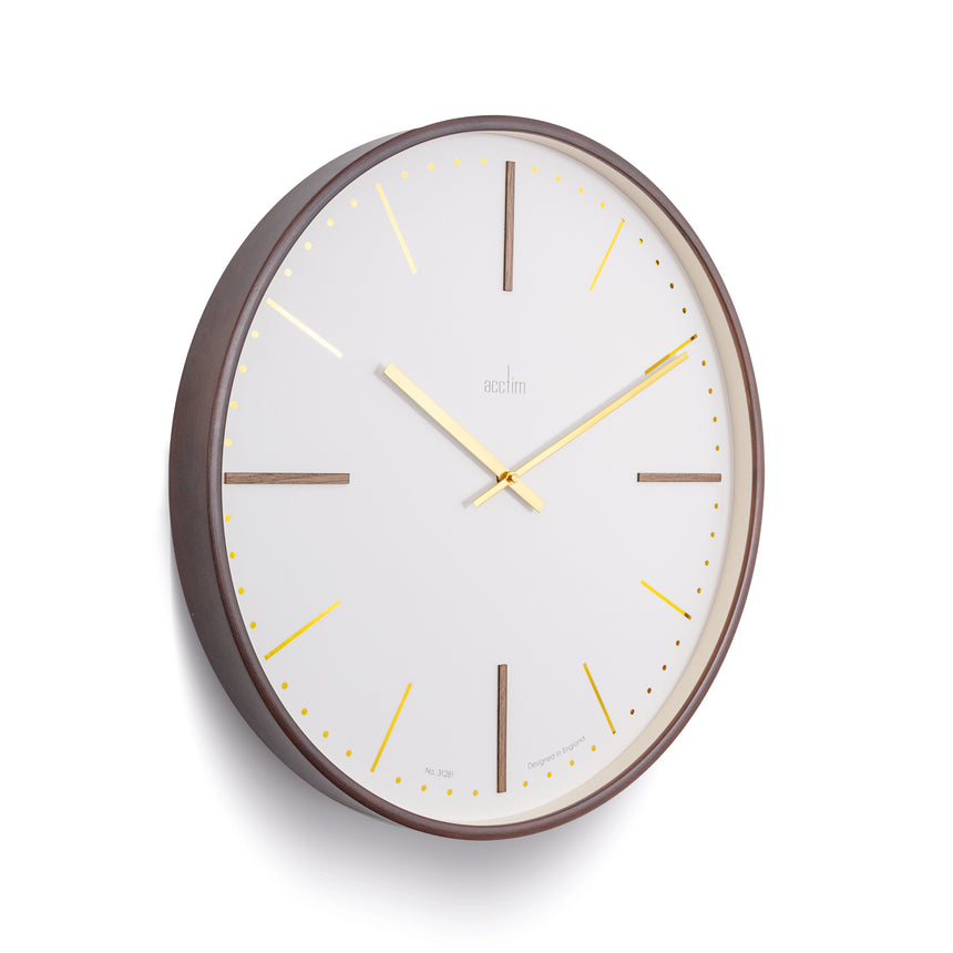 Acctim Knoll 53cm Dark Wood wall clock
