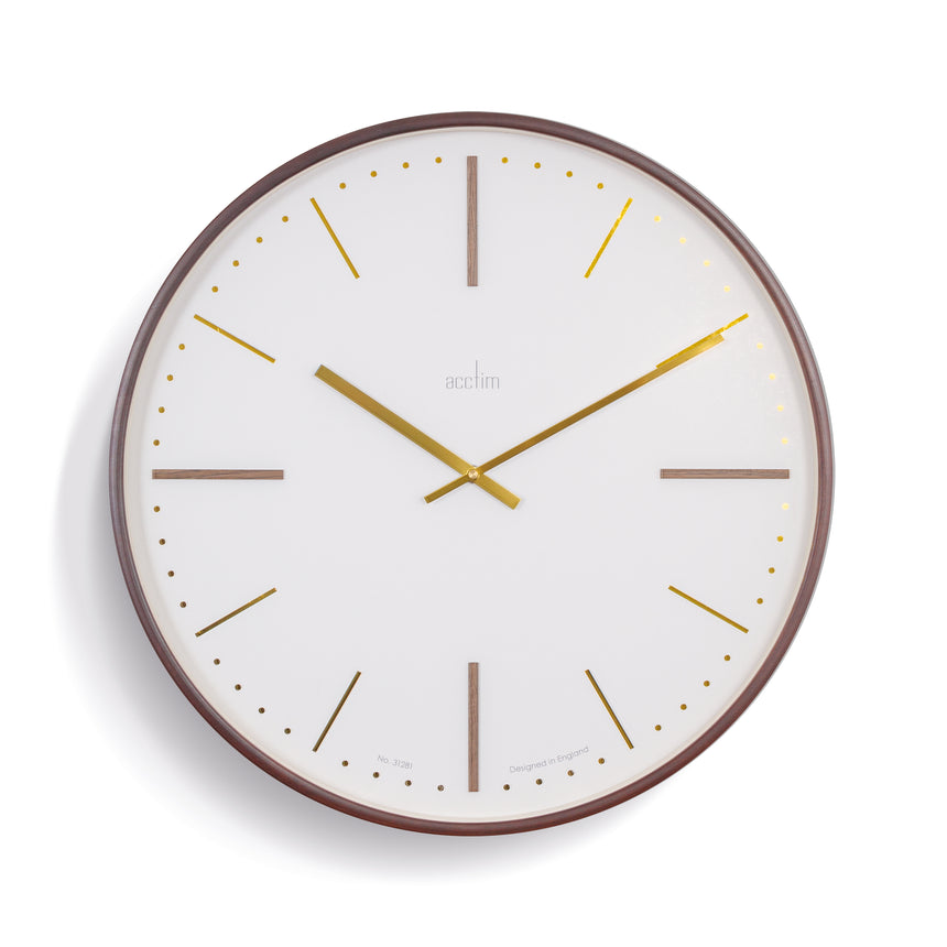 Acctim Knoll 53cm Dark Wood wall clock